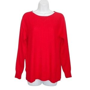 American Eagle Outfitters Sweater Womens S Red Long Sleeve Crew Neck‎ Pullover